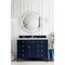 James Martin Vanities Brittany 48in Single Vanity, Victory Blue w/ 3 CM Carrara Marble Top 650-V48-VBL-3CAR - alternate 5